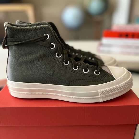 CONVERSE - Chuck 70 - Olive Green - Vulcanized rubber toe & platform outsole - Picture 7 of 10